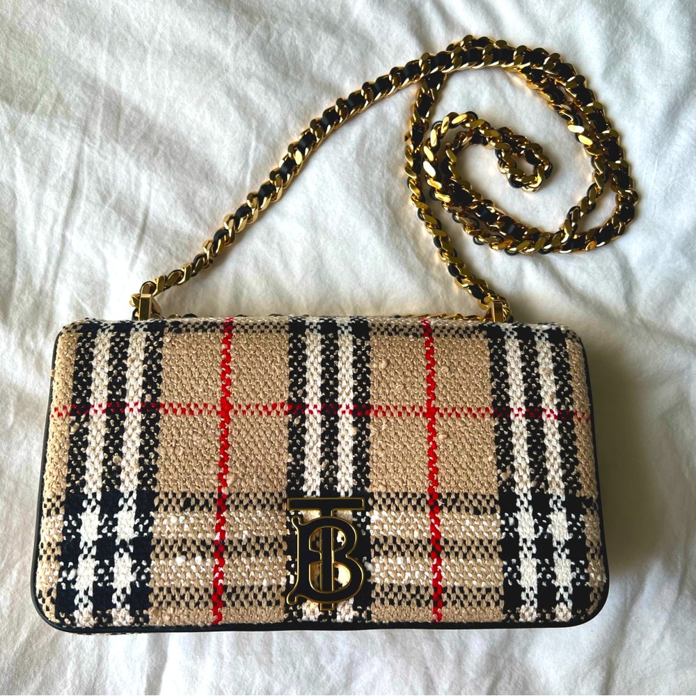 BURBERRY SMALL BOUCLE LOLA CROSSBODY BAG